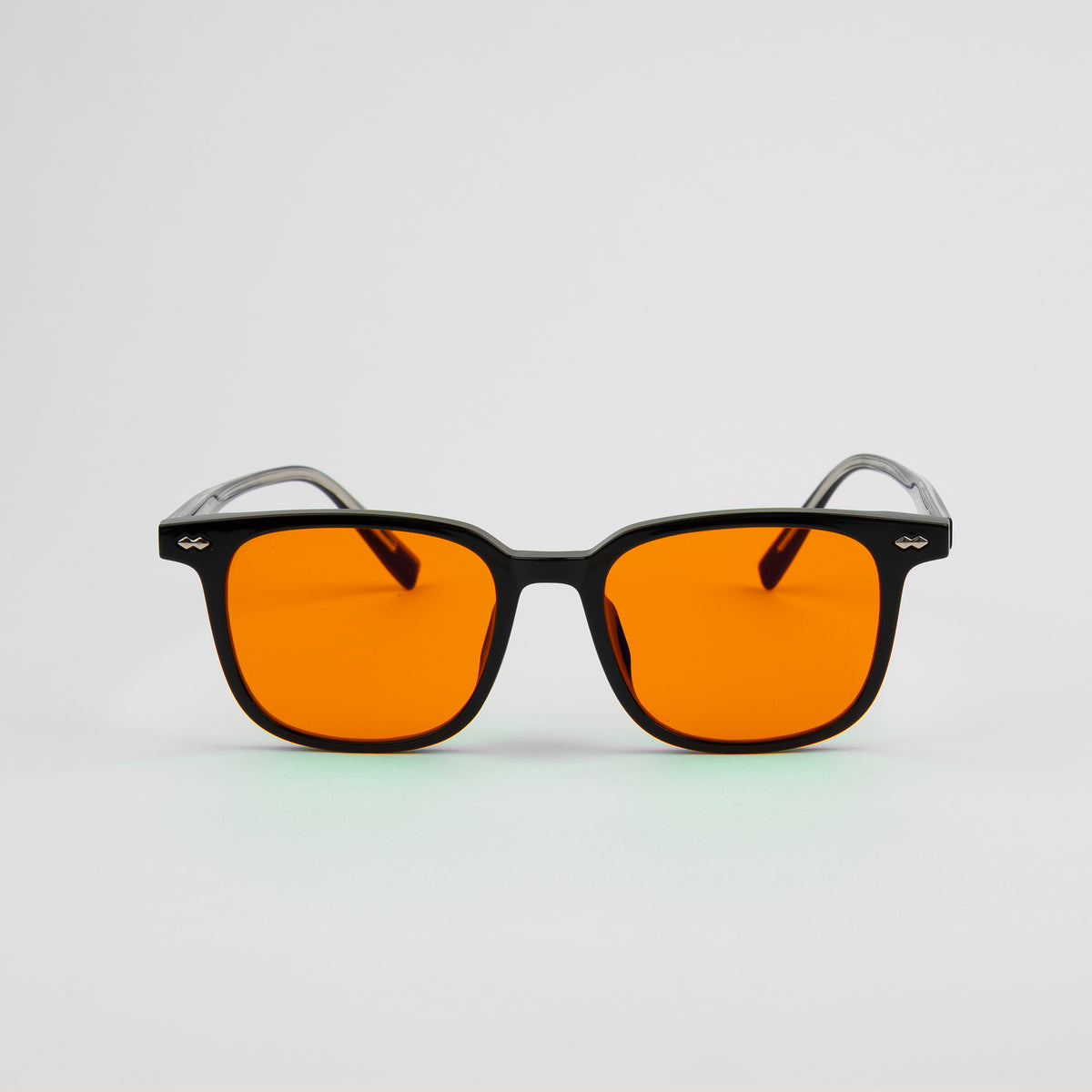 Twenty Twenty All-Day Screen Comfort Glasses — Black Frame — Orange Lens